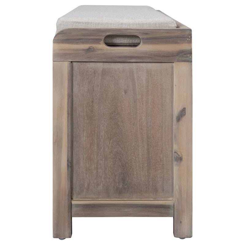 Storage Bench with Removable Basket and 2 Drawers