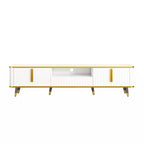 TV Stand with Gold Accents - For TVs Up to 85"