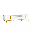 TV Stand with Gold Accents - For TVs Up to 85"