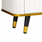 TV Stand with Gold Accents - For TVs Up to 85"