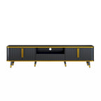 TV Stand with Gold Accents - For TVs Up to 85"