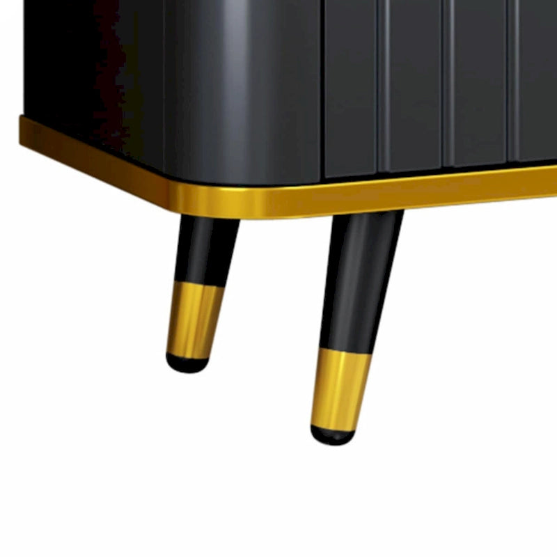 TV Stand with Gold Accents - For TVs Up to 85"
