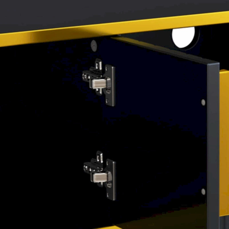 TV Stand with Gold Accents - For TVs Up to 85"