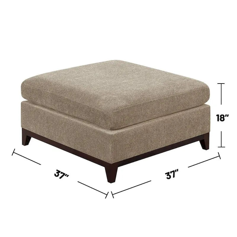 6 Piece Chenille Modular Sofa Set