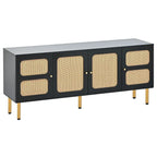 Merax Woven Media Console Table for TVs Up to 70