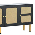 Merax Woven Media Console Table for TVs Up to 70