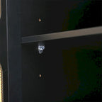 Merax Woven Media Console Table for TVs Up to 70