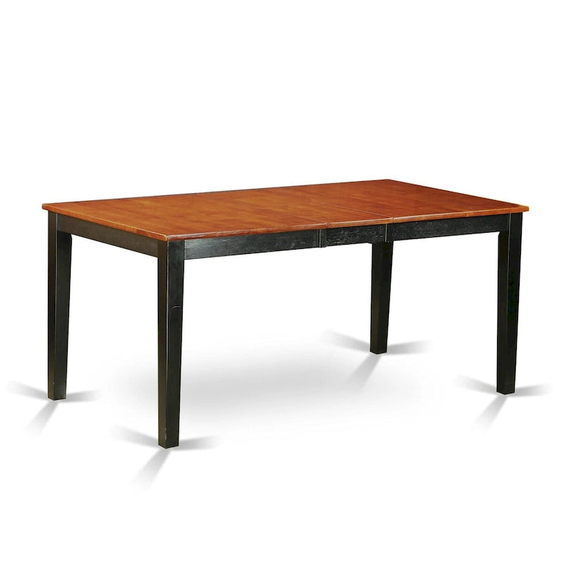East West Furniture Dining Set Contains a Rectangle Table and Dining Chairs with a Bench (Chair Seat Type Options)