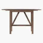 3-Piece Wood Counter Height Drop Leaf Dining Table Set