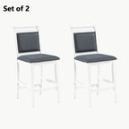 3-Piece Wood Counter Height Drop Leaf Dining Table Set