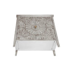 2 Door Cabinet, American Furniture, Suitable for Bedroom, Living Room, Study,Grey+White