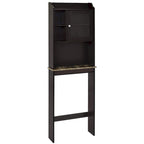 Over The Toilet Space Saver Organization Wood Storage Cabinet for Home