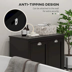 Bathroom Storage Cabinet with Dual Tilt out Laundry Hamper