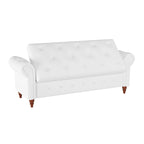 Tufted Storage Bench with Rolled Arms - 63"