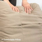 Futzca Sectional Sofa Couches for Living Room, 4 Seat U-Shaped Sofa