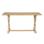 6 PCS Retro Rectangular Dining Table Set for 6