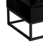 Modern Velvet Upholstered Storage Bench with Flip-Up Seat Top