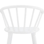 Set of 2 Counter Height 24.in Bar Stools for Kitchen Island with Solid Wood and Spindle Back Barstool