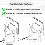 Roundhill Findlay Plush 3D Upholstered Platform Bed in White Dove