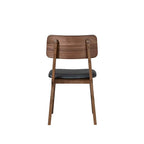 New Classic Furniture Thea Walnut and Black Side Chair (Set of 2)
