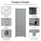 Tall Bathroom Storage Cabinet,Freestanding Storage Cabinet