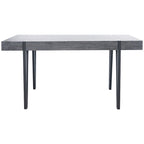 SAFAVIEH Asal Mid-Century Industrial Rustic Dining Room Table - 59.1 W x 35.4 L x 29.5 H - 59Wx35Dx30H