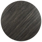 SAFAVIEH Zorana Dark Grey / Black Round Dining Table - 35.4 x 35.4 x 29.5 - 35Wx35Dx30H