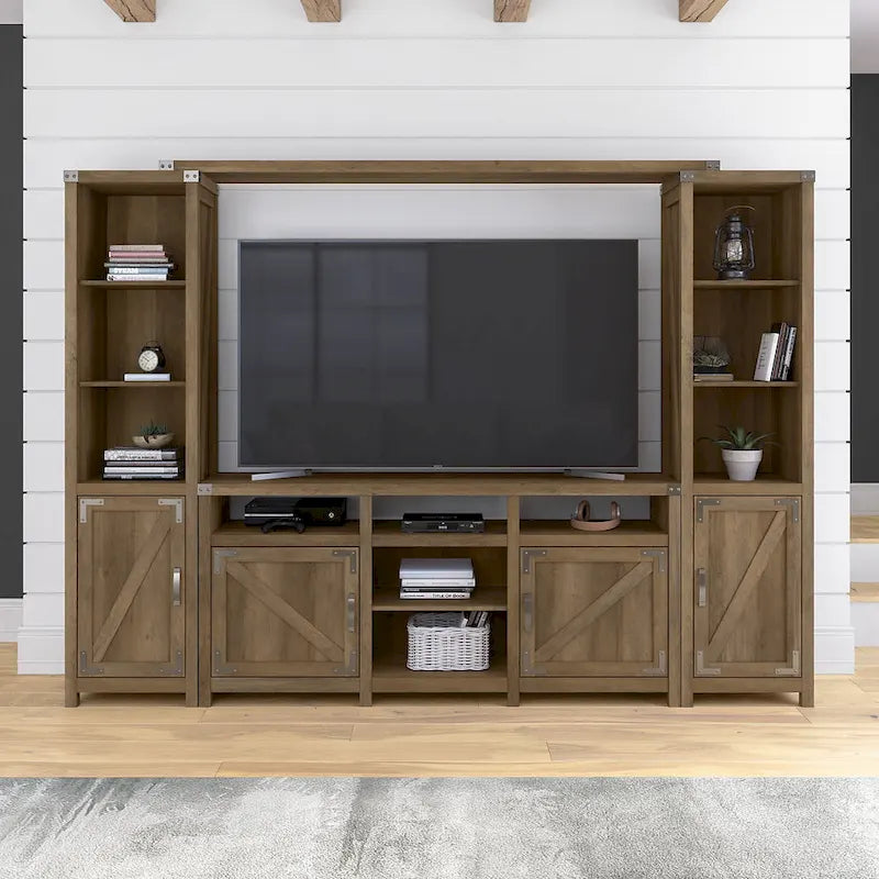 Cottage Grove 65W Farmhouse TV Stand for 75 Inch TV by Bush Furniture
