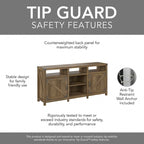 Cottage Grove 65W Farmhouse TV Stand for 75 Inch TV by Bush Furniture