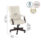 Arden Lane High Back Office Chair with Arms by Bush Business Furniture